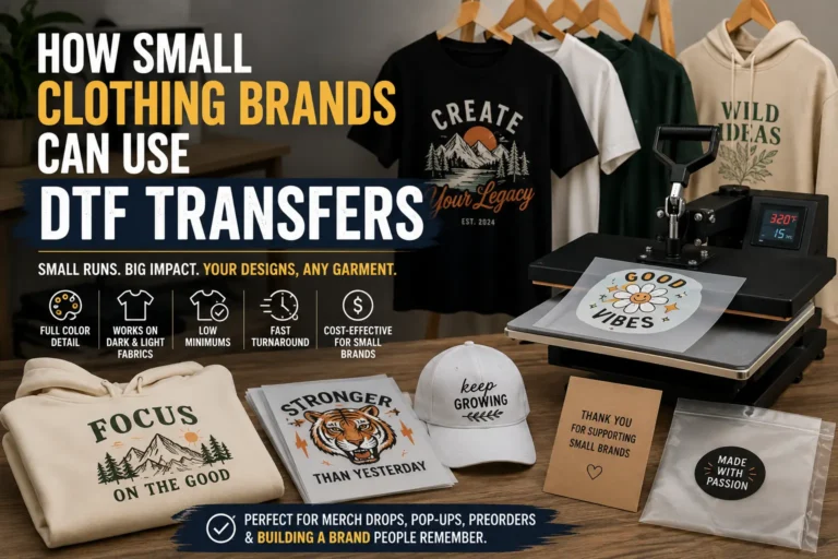 How Small Clothing Brands Can Use DTF Transfers