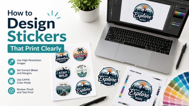 How to Design Stickers That Print Clearly