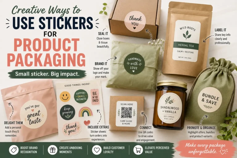 Creative Ways To Use Stickers For Product Packaging
